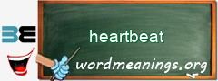 WordMeaning blackboard for heartbeat